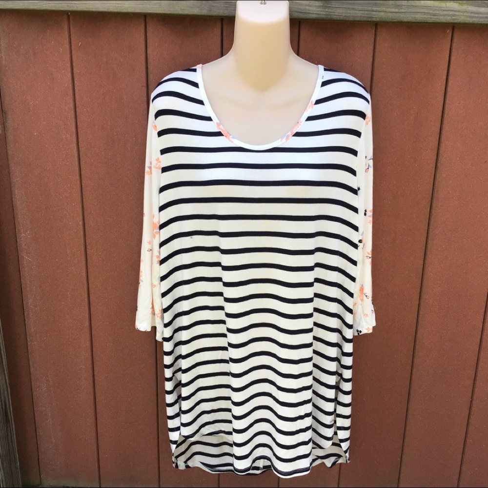 Lane Bryant Summer spandex Top,14/16